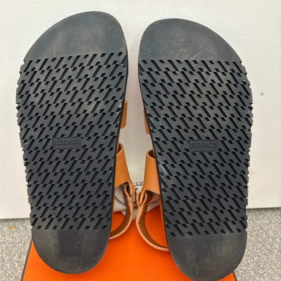 Authentic Hermes takara chypre gold Sandals 36 - Picture 12 of 13